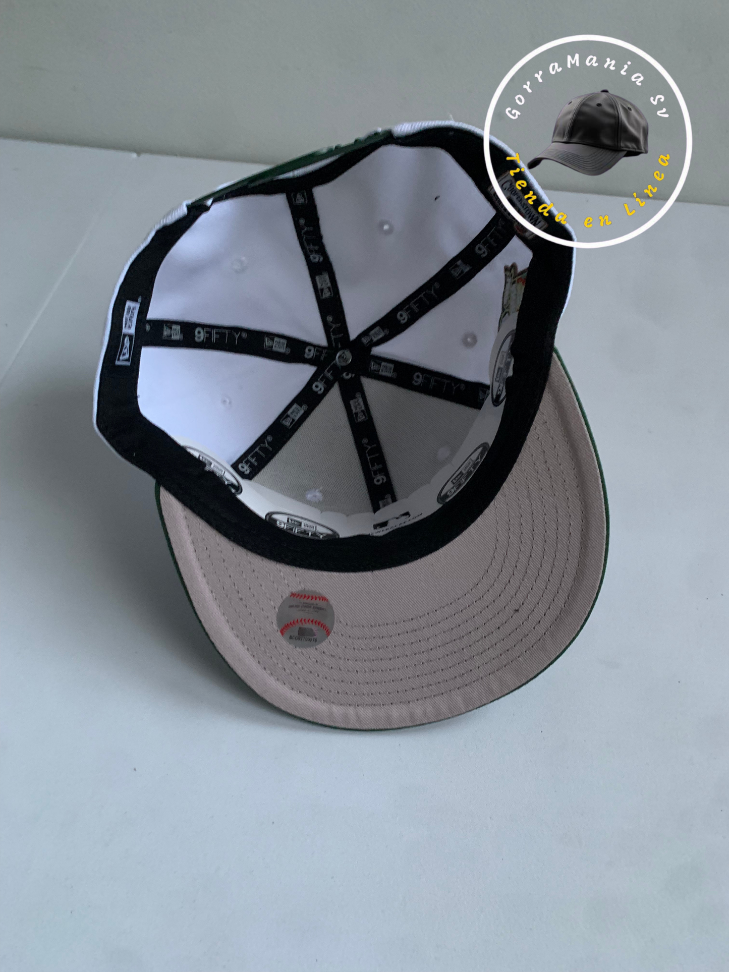 Gorra LA Los Angeles Verde con Blanco – Visera Plana