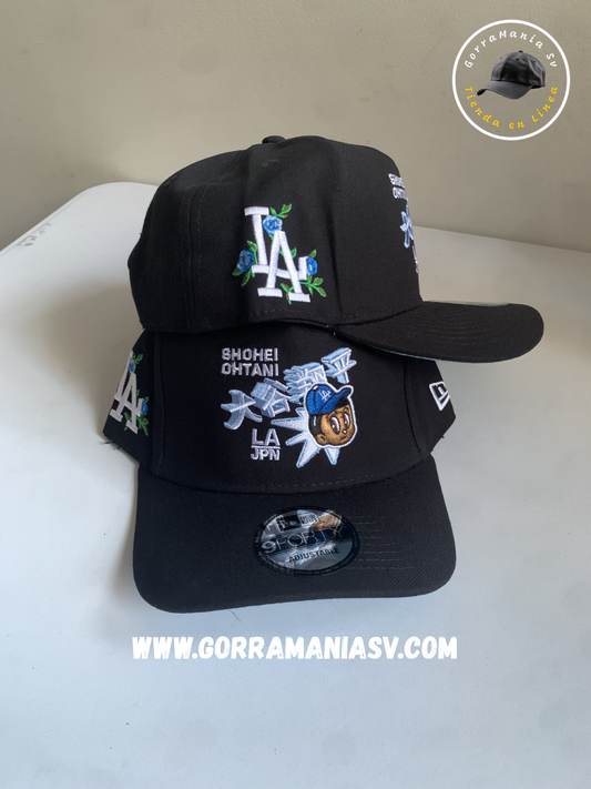 Gorra Premium Dodgers "Ohtani Anime Edition" - Black & Sky Blue