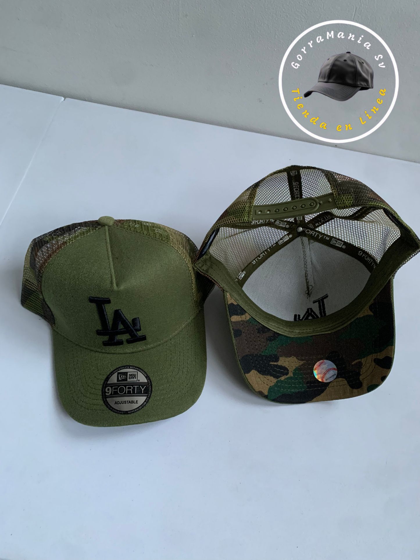 Gorra LA Camuflaje Militar con Malla – Ajustable