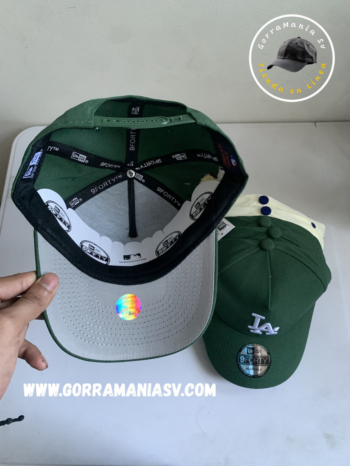 Gorra Premium LA Green Classics - Edición "World Series 2024"