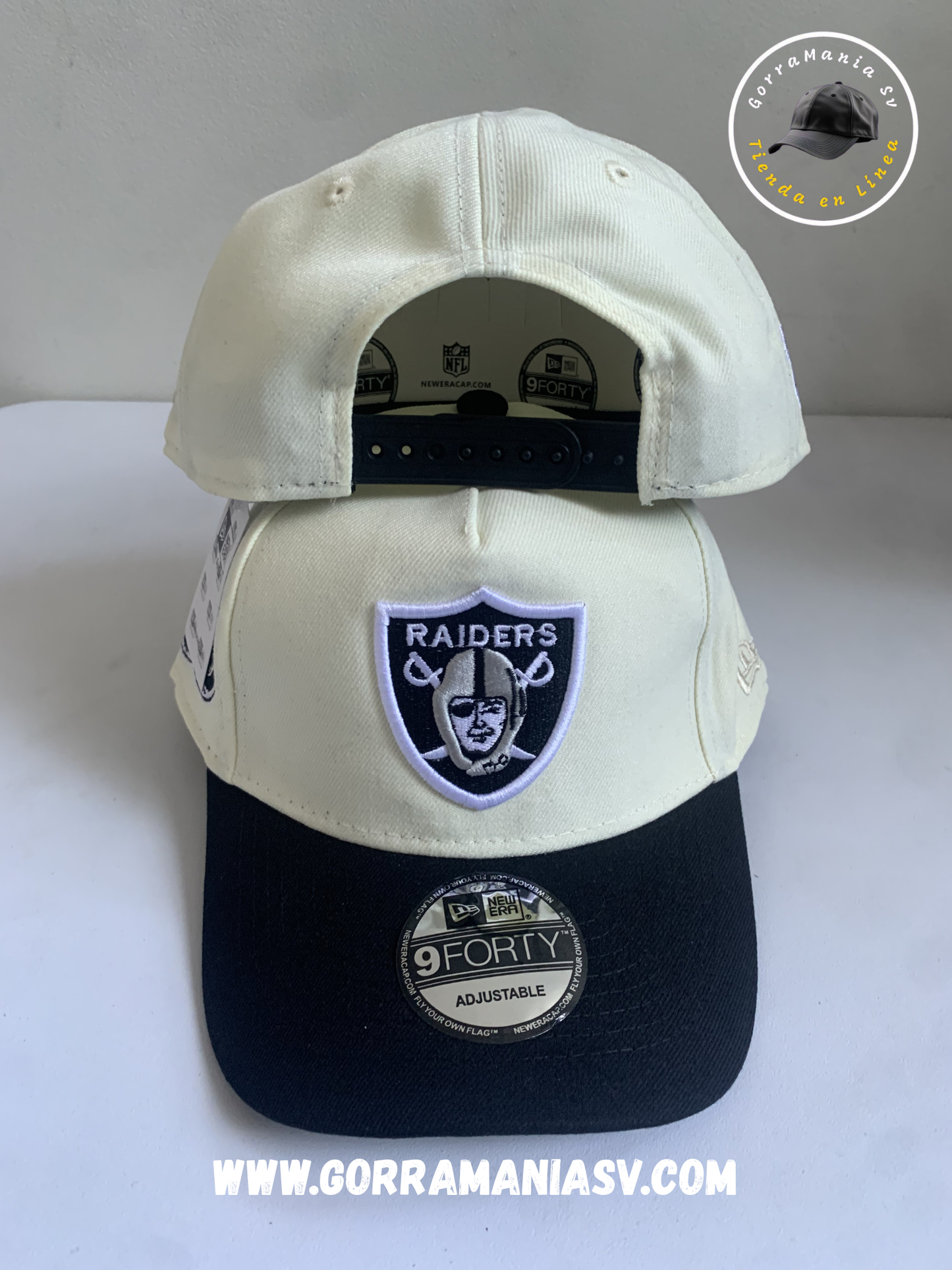 Gorra Premium Raiders Two-Tone - Edición Especial NFL Shield