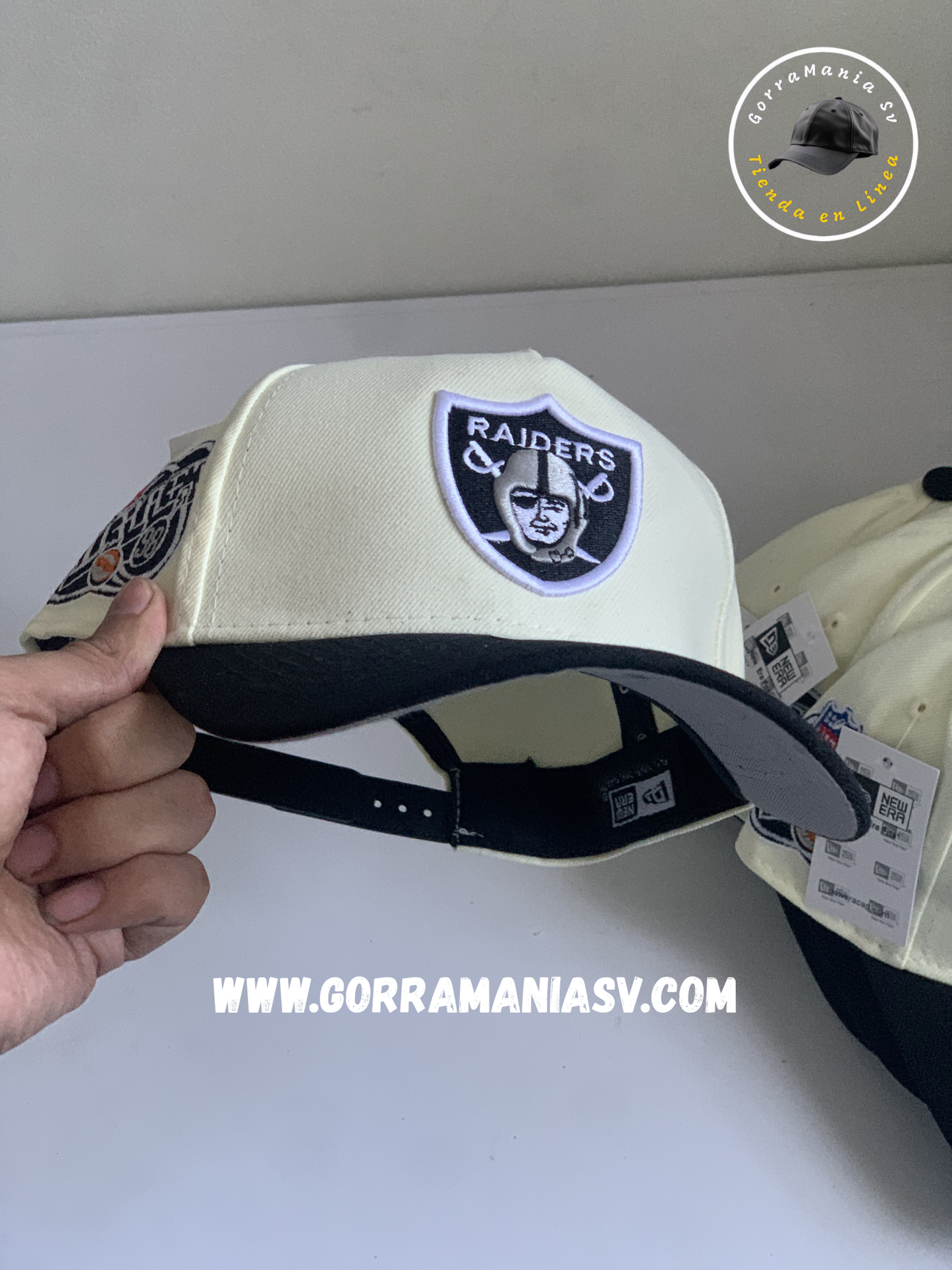 Gorra Premium Raiders Two-Tone - Edición Especial NFL Shield
