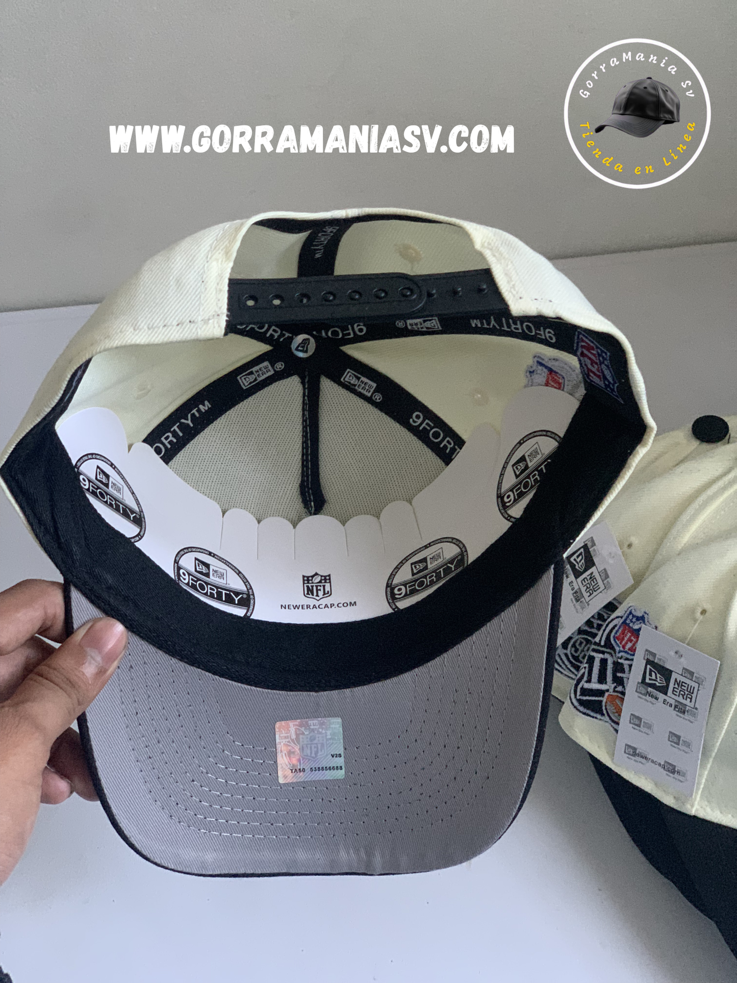 Gorra Premium Raiders Two-Tone - Edición Especial NFL Shield