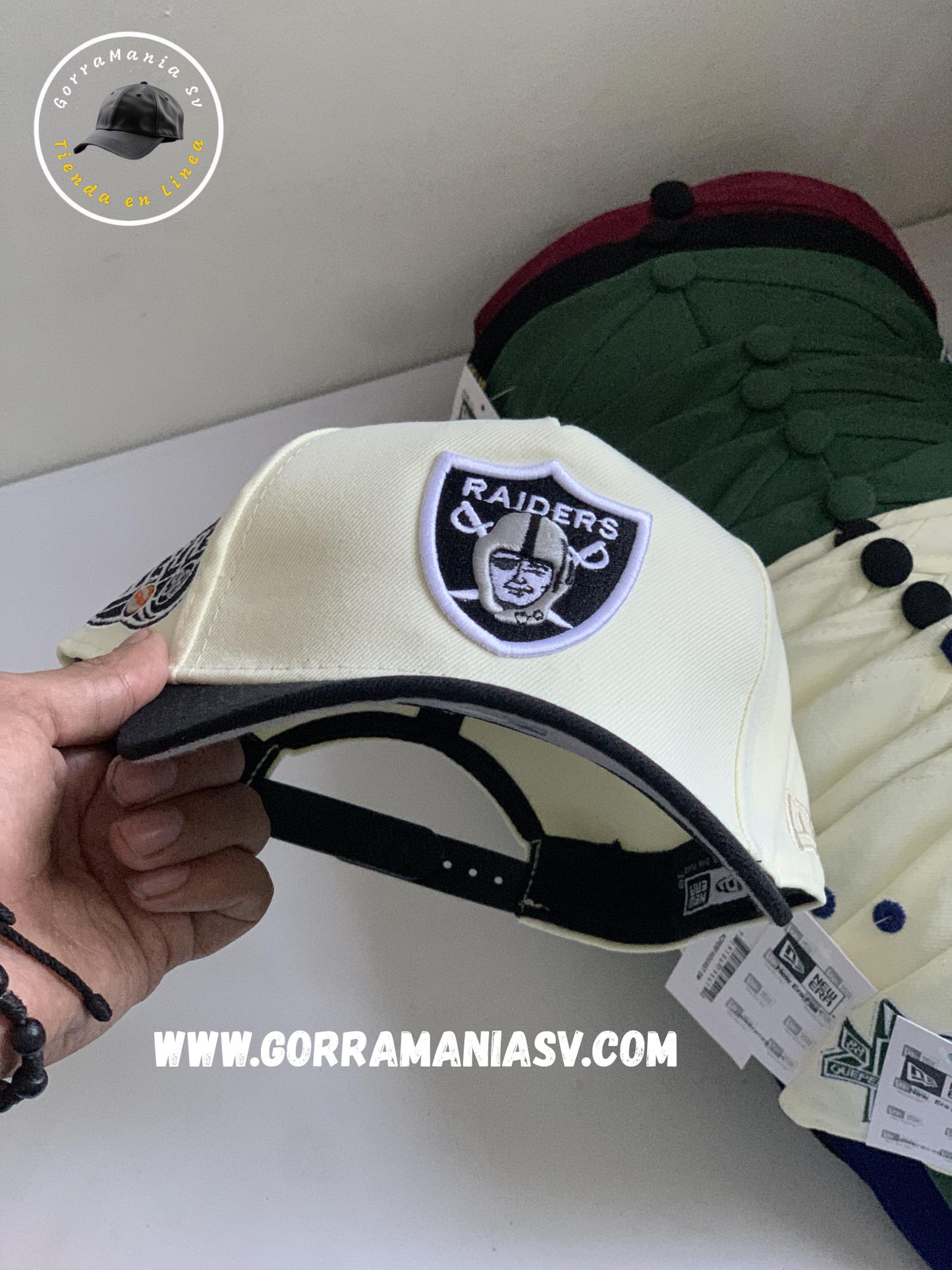 Gorra Premium Raiders Two-Tone - Edición Especial NFL Shield