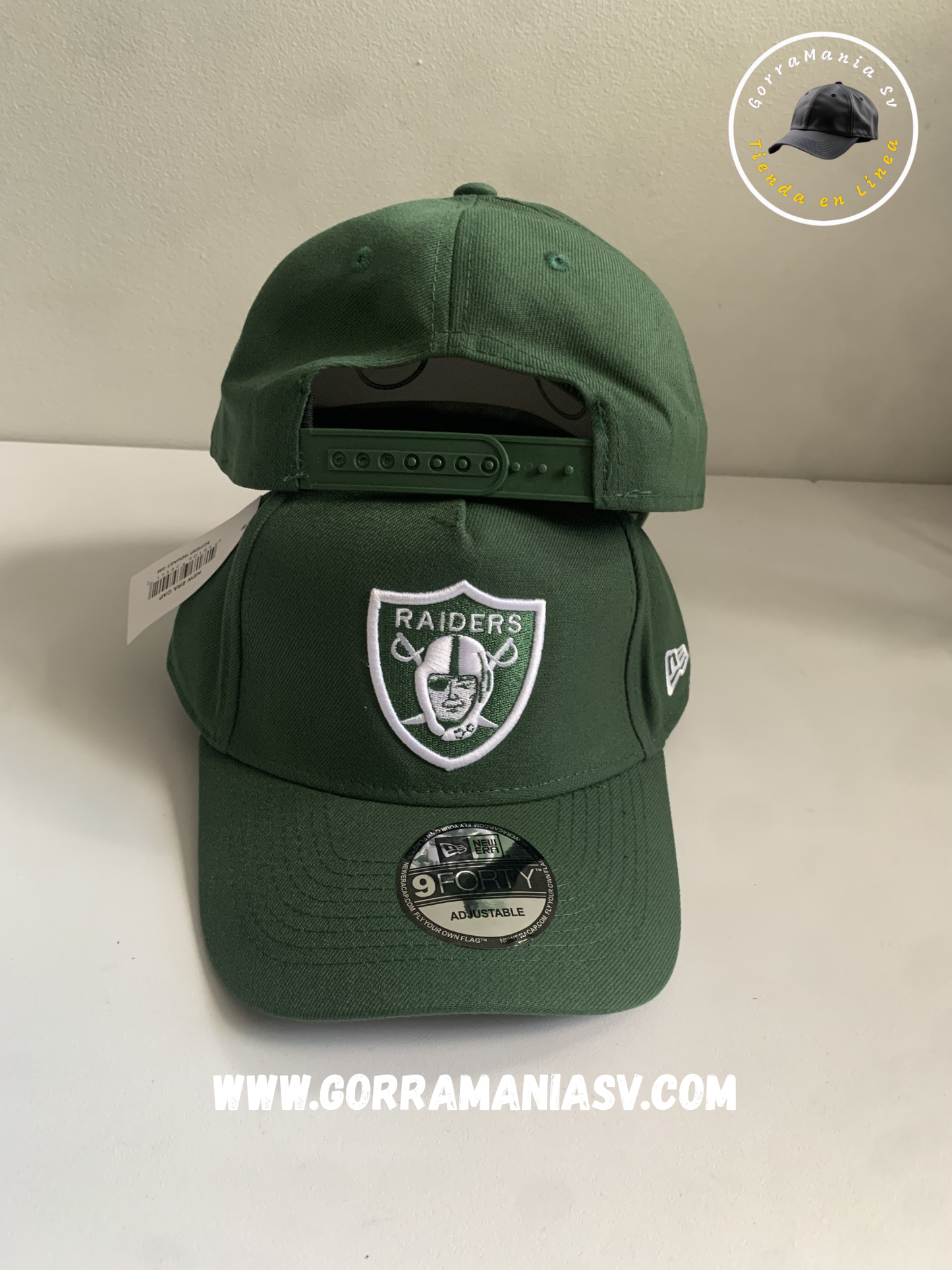 Gorra Premium Raiders Forest Green - Edición Especial NFL Shield