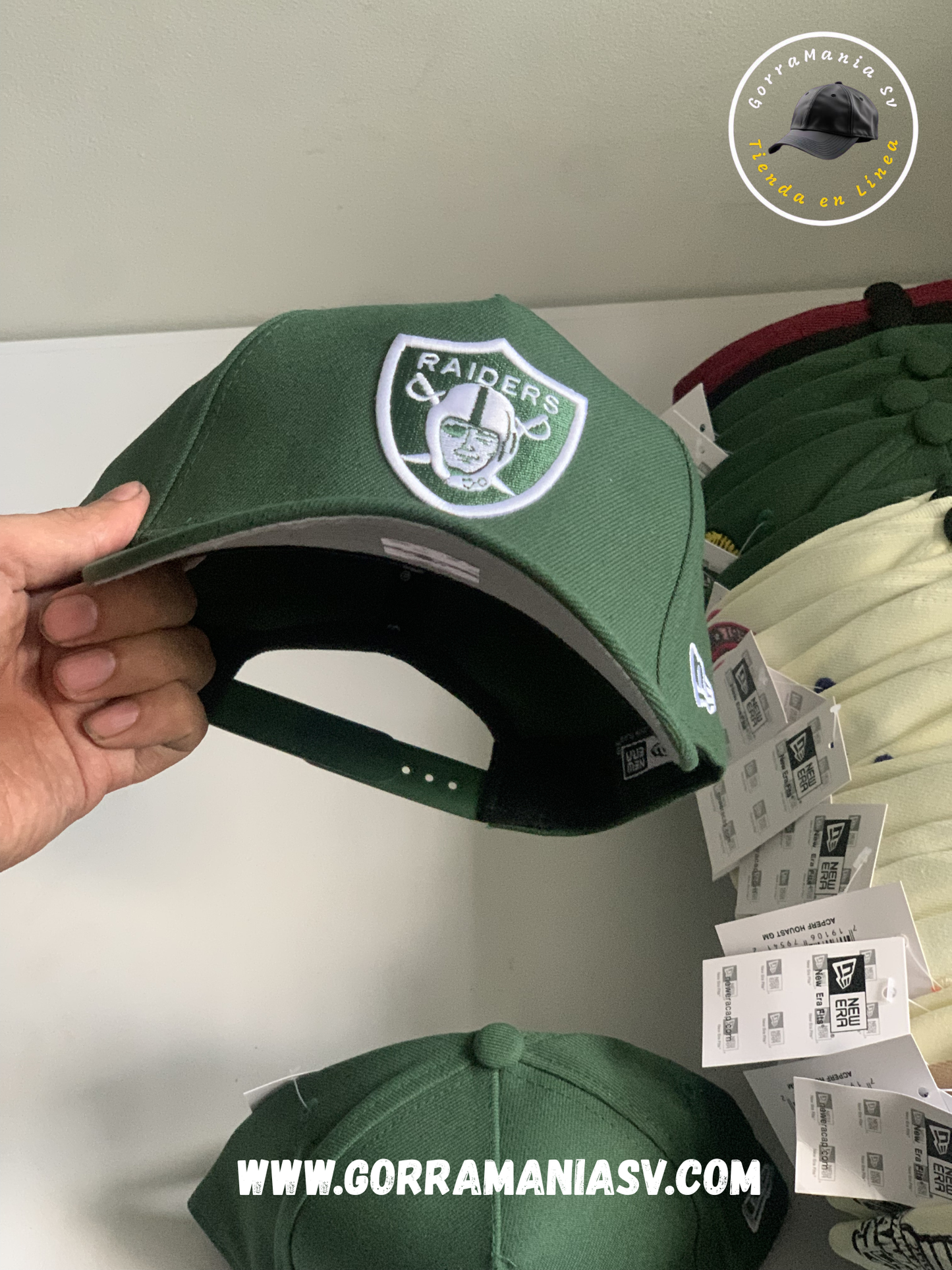 Gorra Premium Raiders Forest Green - Edición Especial NFL Shield