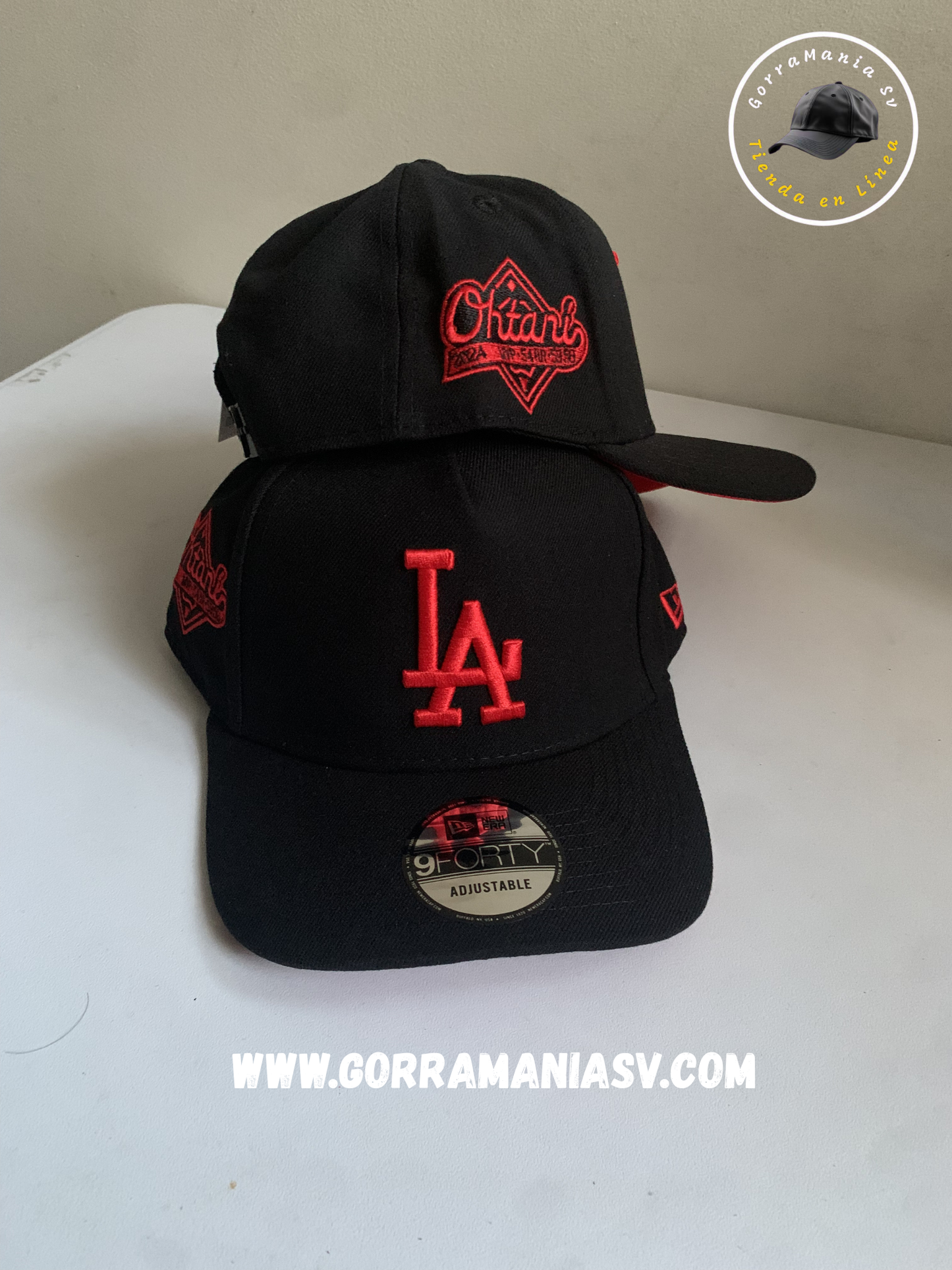 Gorra Premium LA Dodgers "Ohtani Edition" - Black & Fire Red
