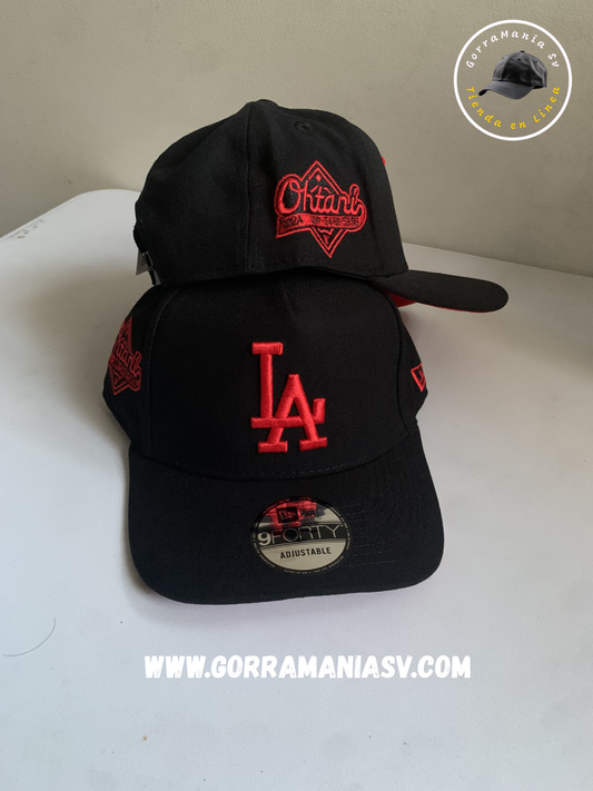 Gorra Premium LA Dodgers "Ohtani Edition" - Black & Fire Red