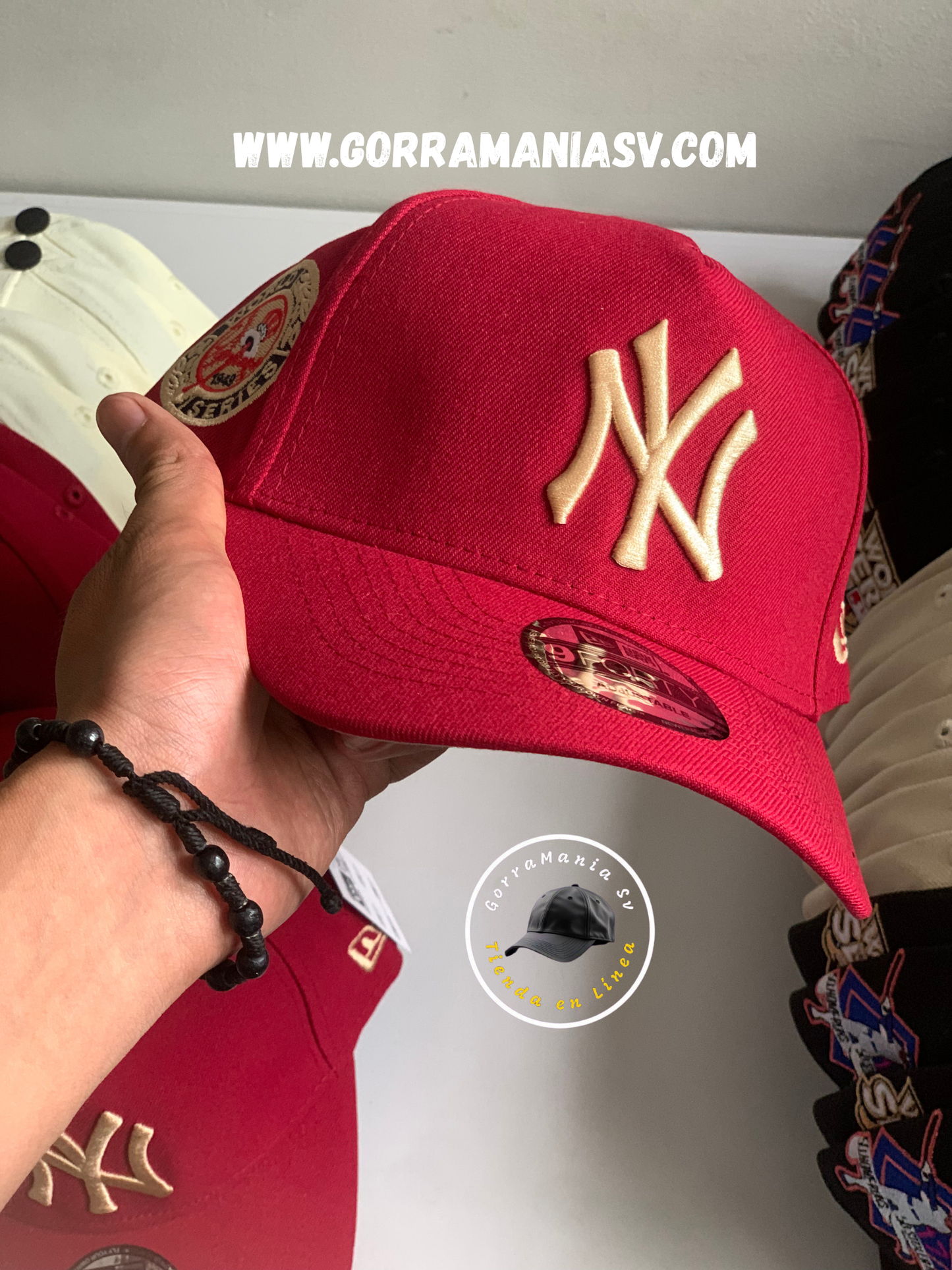 New Era 9FORTY NY Yankees Red Cap - World Series Special Edition