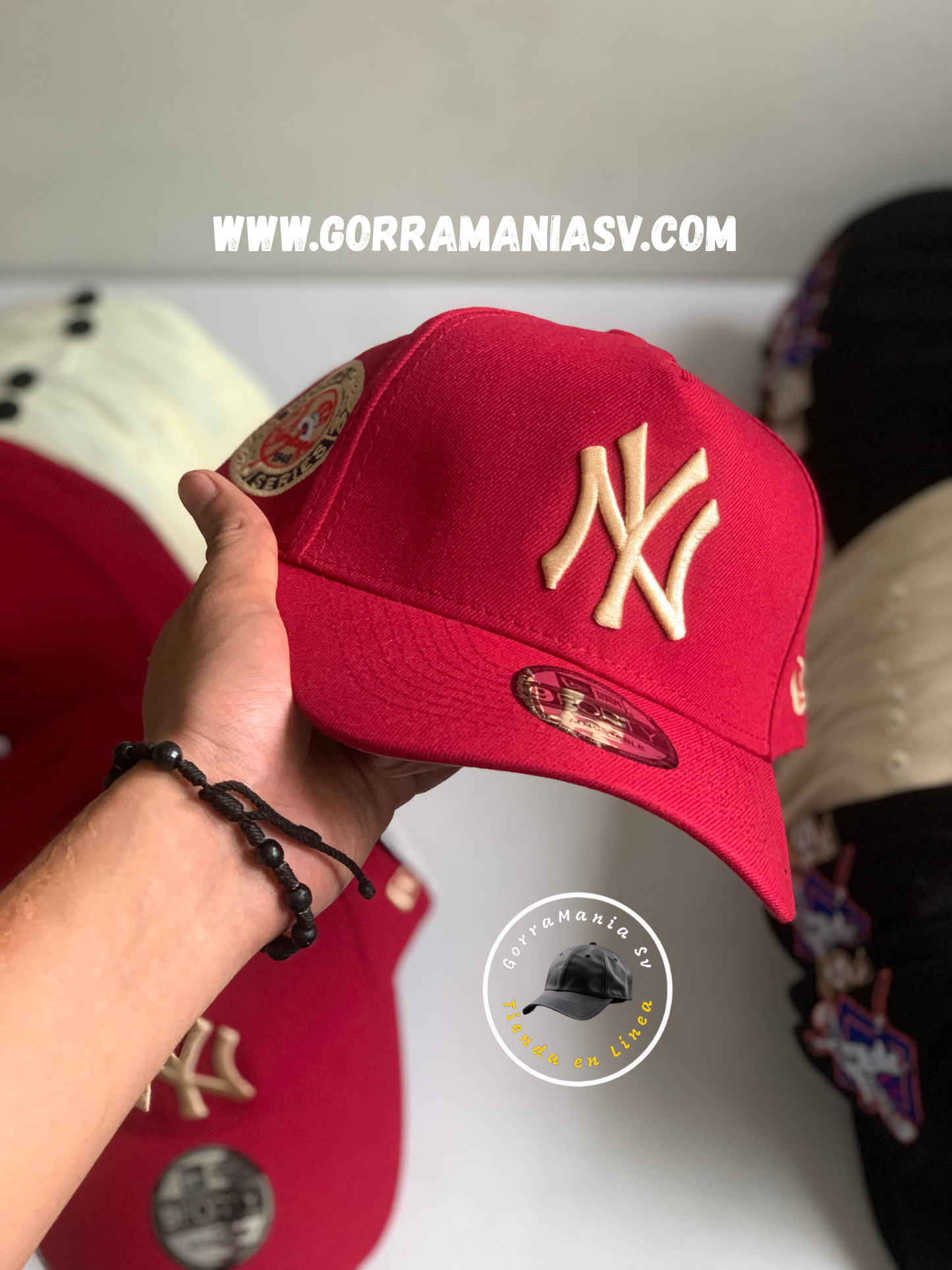 New Era 9FORTY NY Yankees Red Cap - World Series Special Edition