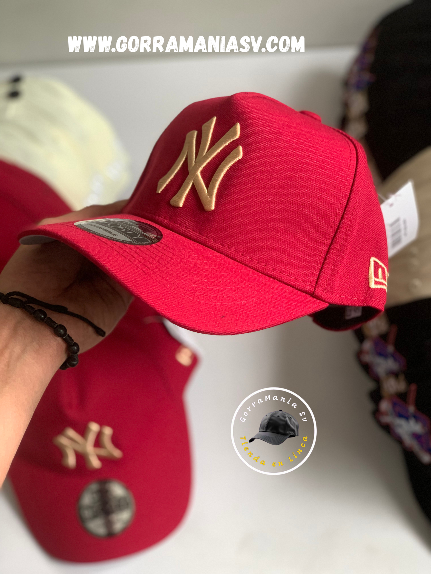 New Era 9FORTY NY Yankees Red Cap - World Series Special Edition