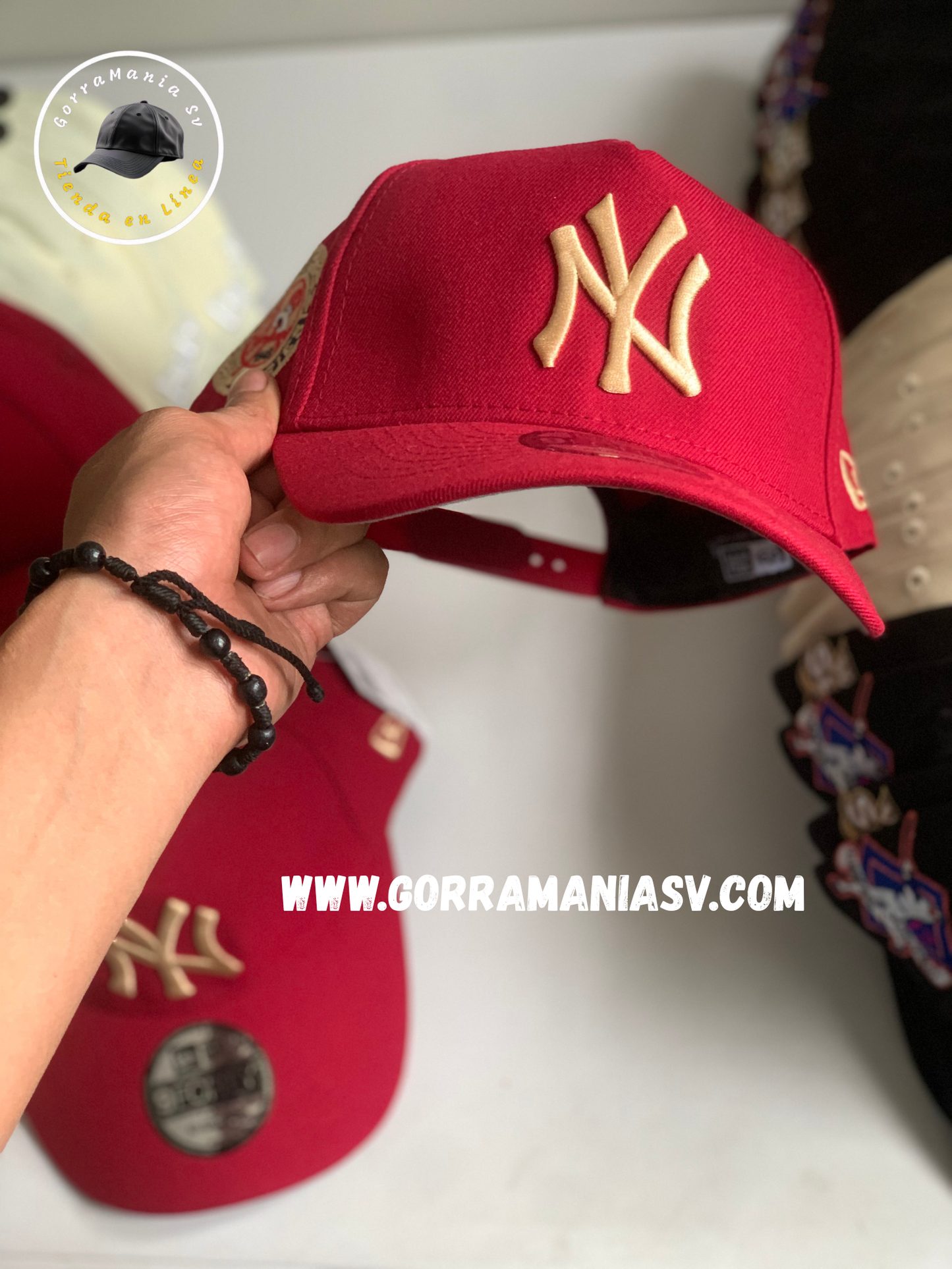 New Era 9FORTY NY Yankees Red Cap - World Series Special Edition