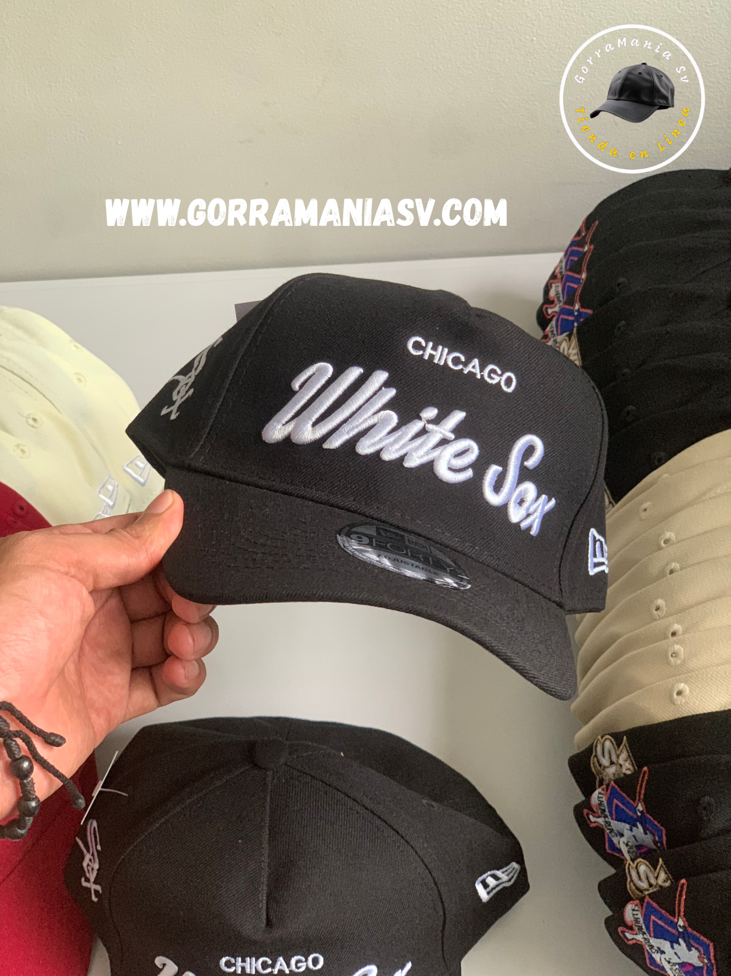New Era 9FORTY Chicago White Sox Black Cap