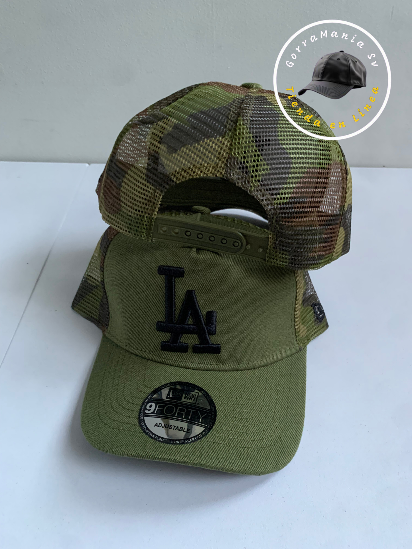 Gorra LA Camuflaje Militar con Malla – Ajustable