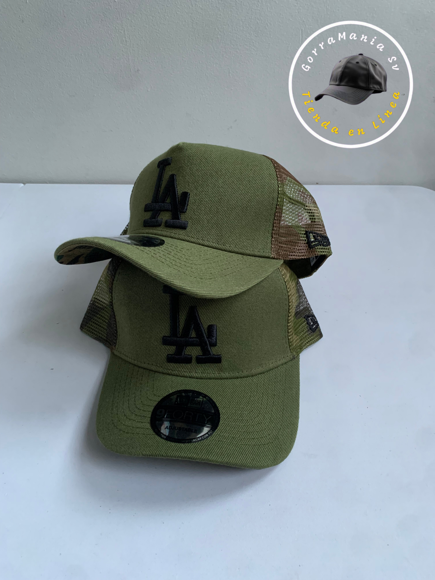 Gorra LA Camuflaje Militar con Malla – Ajustable