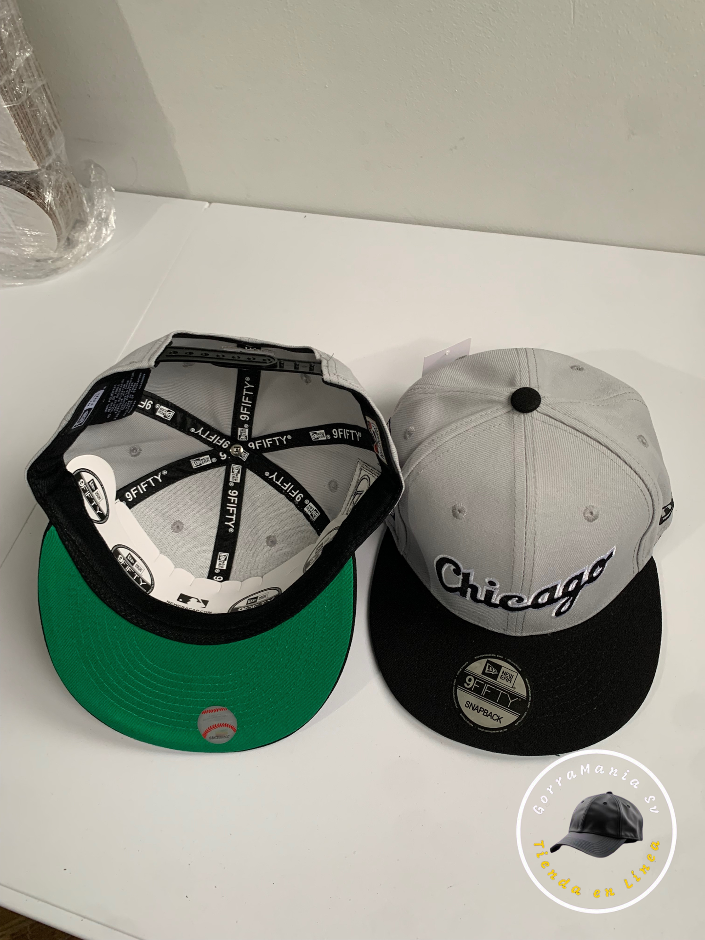 Snapback Chicago 9FIFTY – Estilo Grey & Black Classic