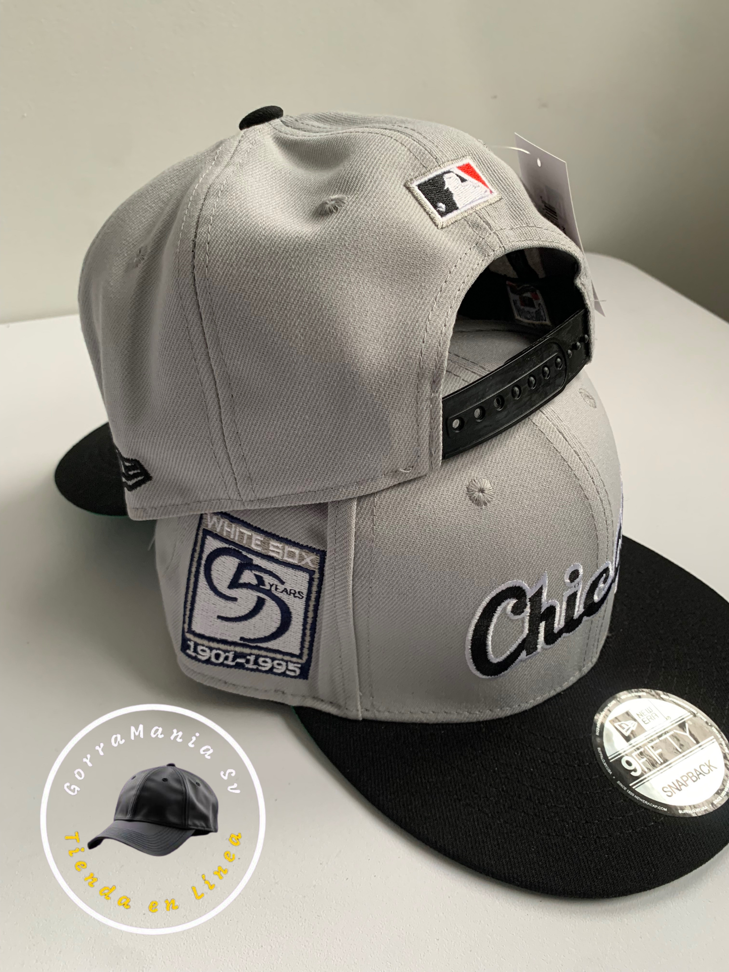Snapback Chicago 9FIFTY – Estilo Grey & Black Classic